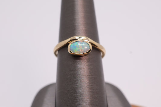 Crystal Opal Ring