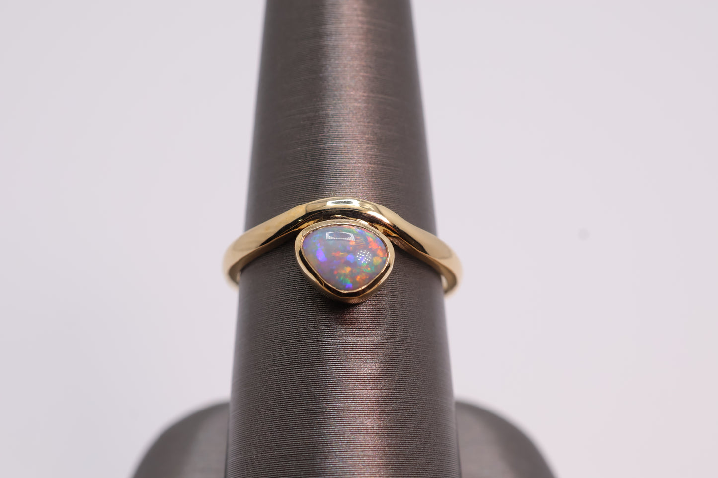 Dark Crystal Opal Ring