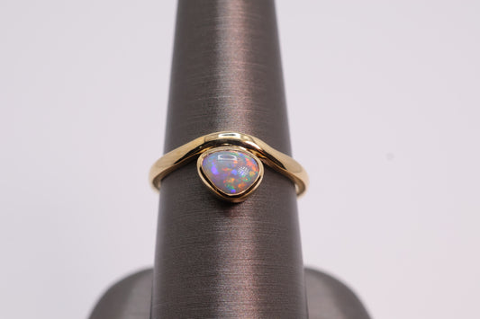 Dark Crystal Opal Ring