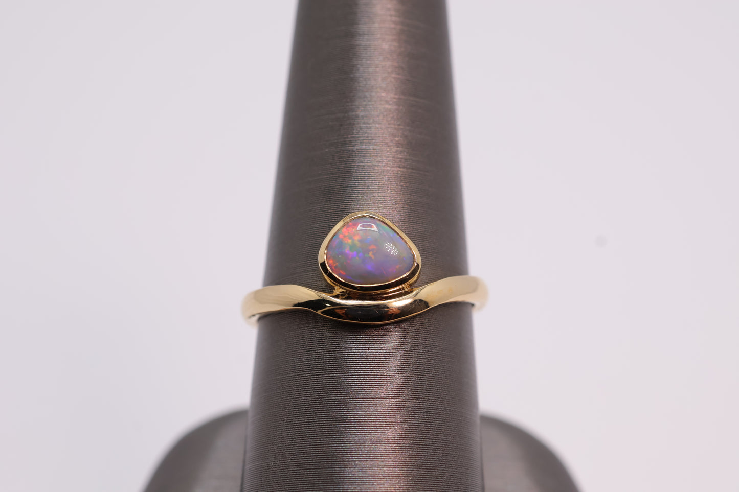 Dark Crystal Opal Ring