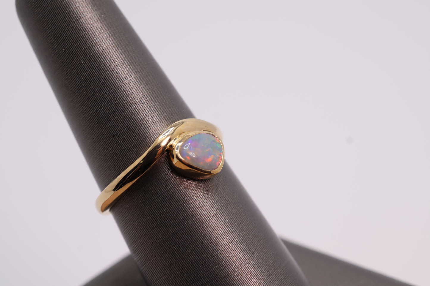 Dark Crystal Opal Ring