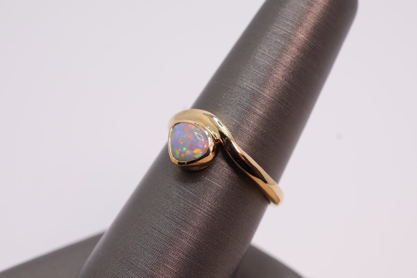 Dark Crystal Opal Ring