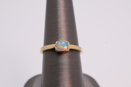 Crystal Opal Ring